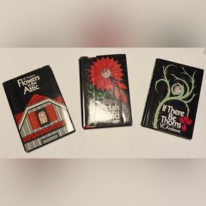 V.C. Andrews Hardcover Book Lot – Flowers in the Attic Series (3 Books)